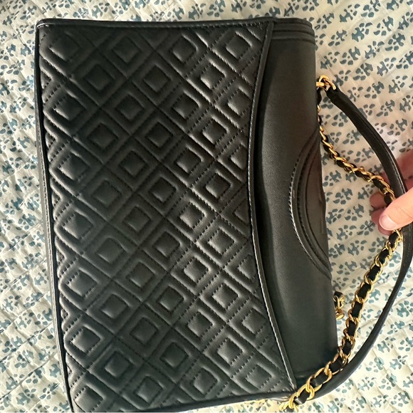 Black Tory Burch Fleming bag - Picture 2 of 4